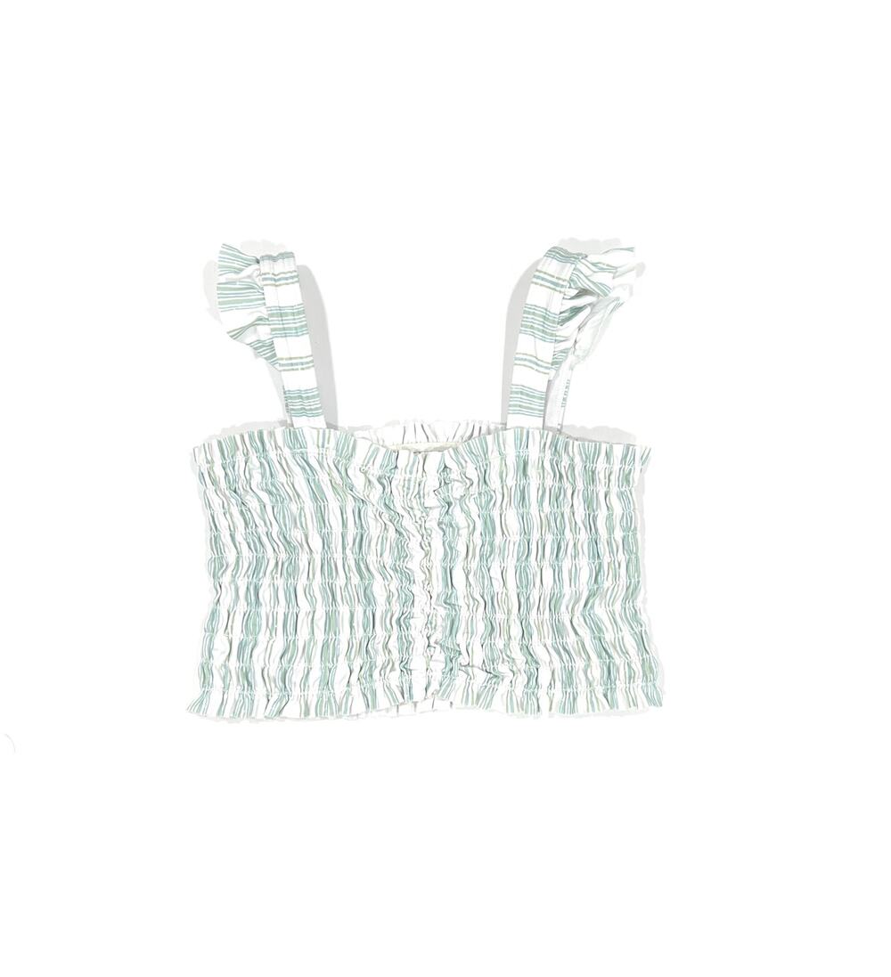 Minnow x Sister Parish Smocked Cumberland Bikini Top